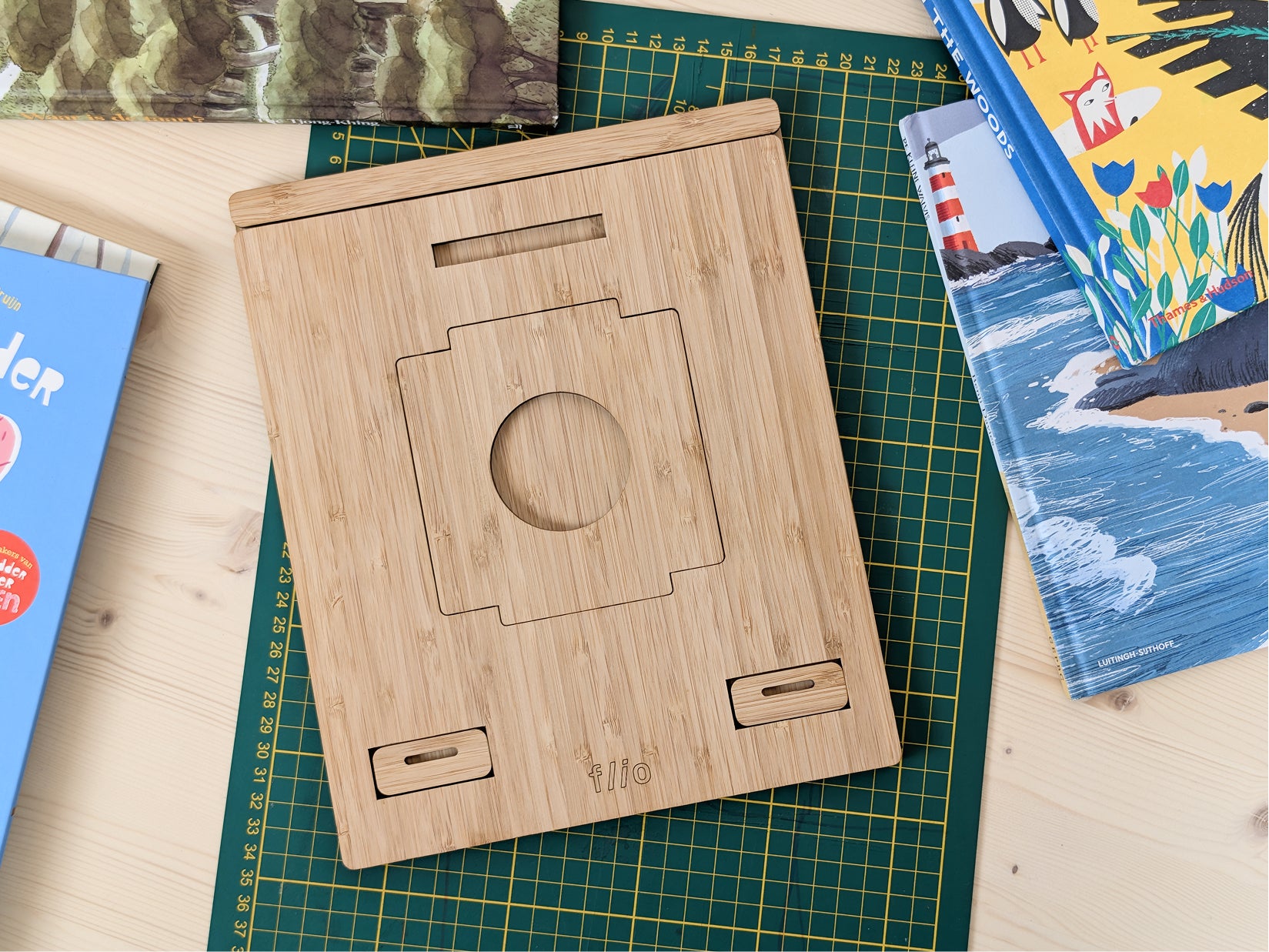 FLIO portable bamboo workspaces