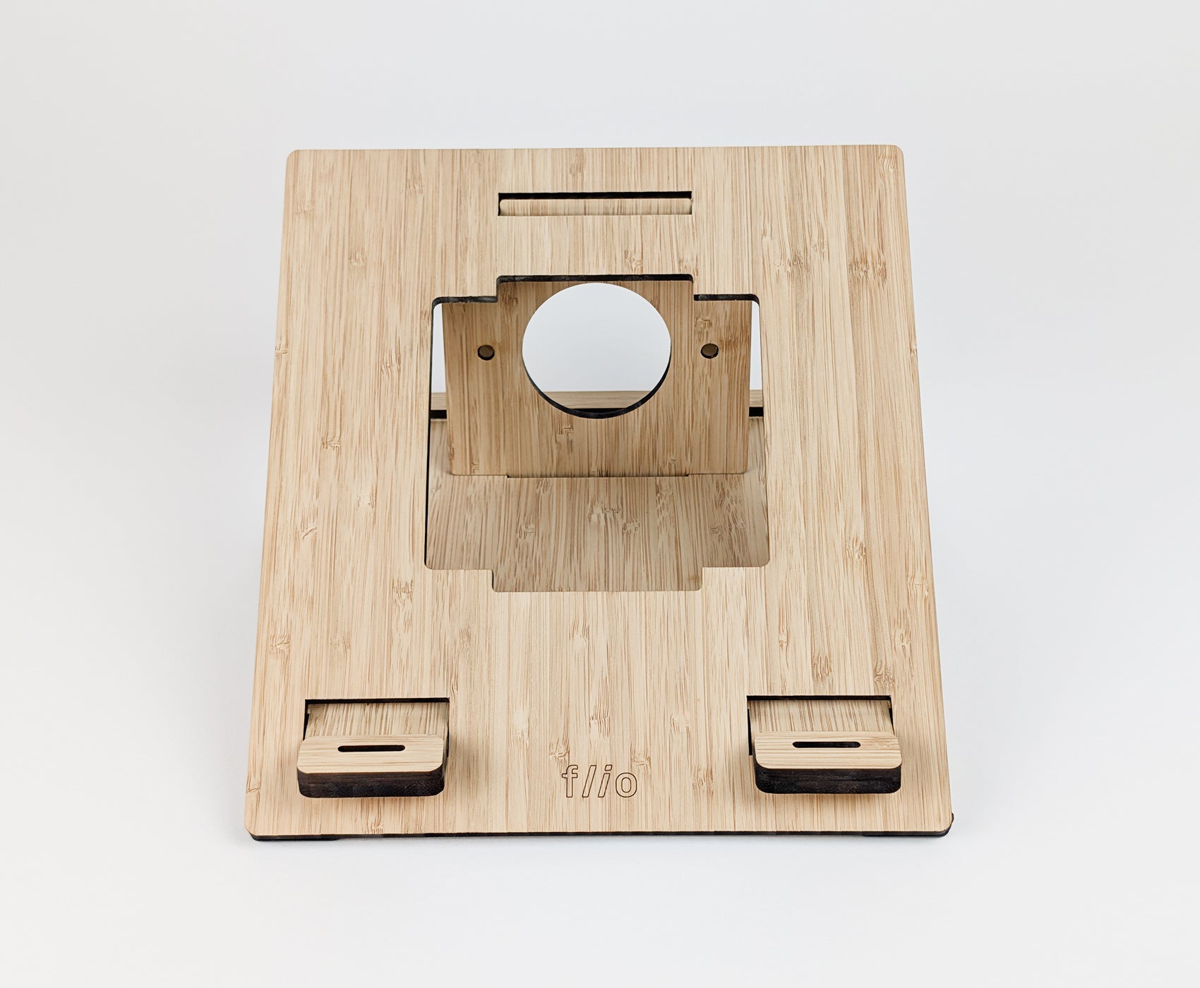 FLIO AIR portable bamboo laptop stand, product view 3